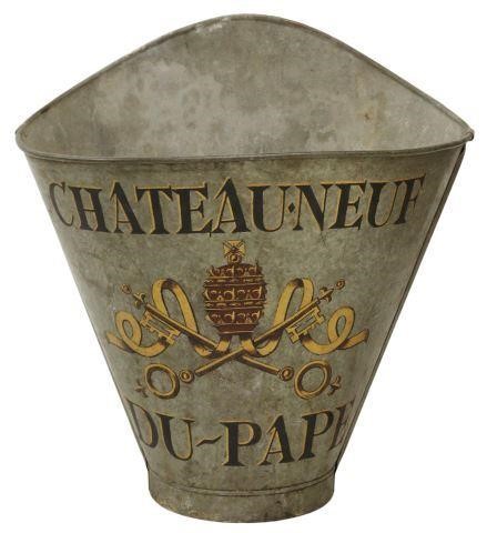 FRENCH VINEYARD PAINTED METAL GRAPE