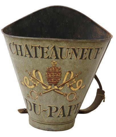 FRENCH VINEYARD PAINTED METAL GRAPE