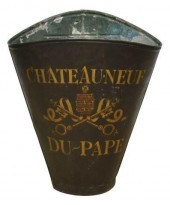 FRENCH VINEYARD PAINTED METAL