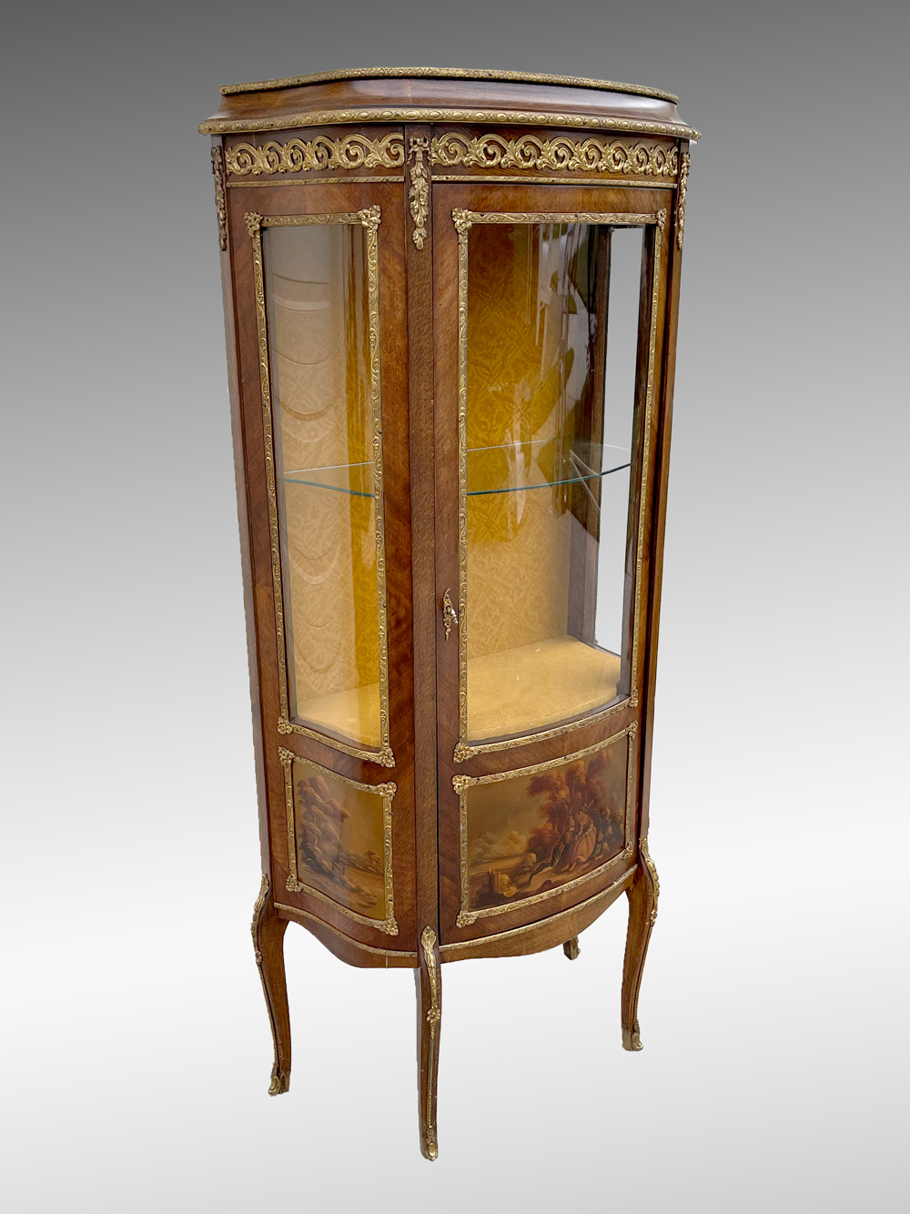 FRENCH VITRINE DISPLAY CABINET: