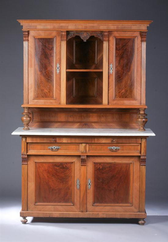 FRENCH WALNUT AND BURL WALNUT