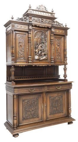 FRENCH WALNUT DEUX CORPS STAG