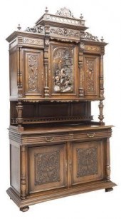 FRENCH WALNUT DEUX CORPS STAG