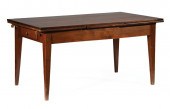 FRENCH WALNUT DRAW-LEAF HARVES