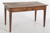 FRENCH WALNUT FARM TABLE, 19TH