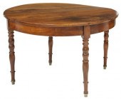 FRENCH WALNUT FLIP-TOP DEMILUN