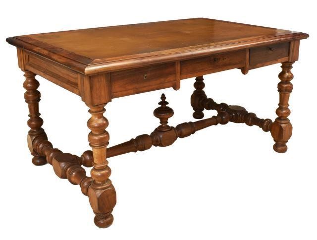 FRENCH WALNUT LIBRARY PARTNER'S