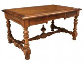 FRENCH WALNUT LIBRARY PARTNER'