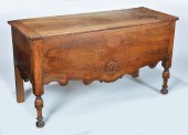 FRENCH WALNUT LIFT TOP CHEST,