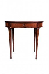 FRENCH WALNUT OVAL OCCASIONAL