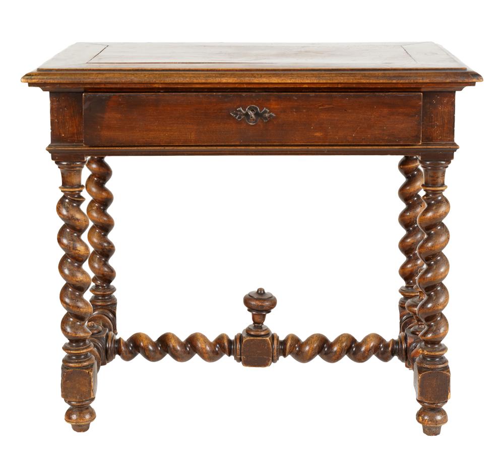 FRENCH WALNUT SIDE TABLEwith single
