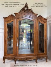 FRENCH WALNUT TRIPLE DOOR CHIN