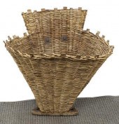 FRENCH WICKER BASKET GRAPE HAR