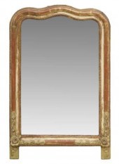 FRENCH WOOD & GESSO SHAPED WAL