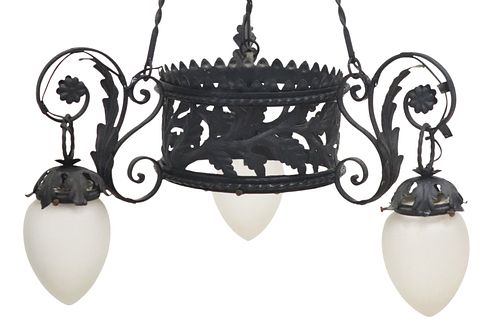 FRENCH WROUGHT IRON &AMP; FROSTED