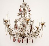 FRENCH WROUGHT IRON AND GLASS