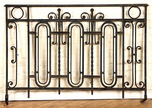 FRENCH WROUGHT IRON BALCONY PANEL