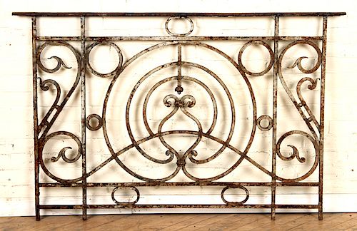 FRENCH WROUGHT IRON BALCONY PANEL