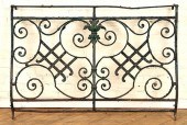 FRENCH WROUGHT IRON BALCONY PA
