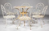 FRENCH WROUGHT IRON GARDEN SUI