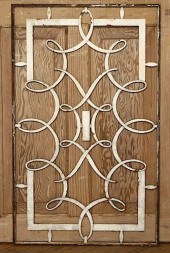 FRENCH WROUGHT IRON PANEL MANN