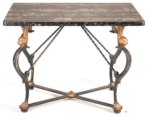 FRENCH WROUGHT IRON & PORTORO
