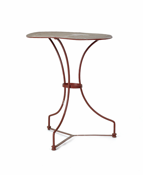 French wrought iron table early