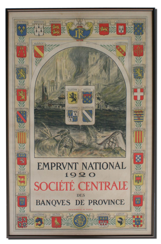FRENCH WWI PROPAGANDA POSTER: