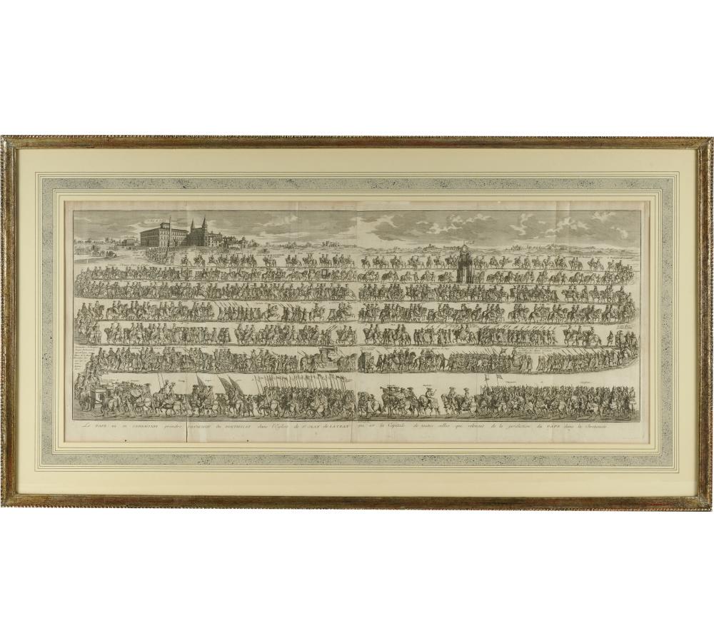 FRENCHENGRAVINGdepicting a Papal