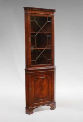 FRETWORK MAHOGANY LIGHTED CORN