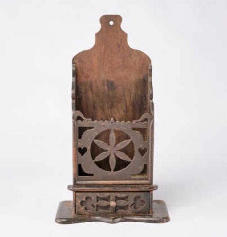 FRETWORK WALL BOXA walnut