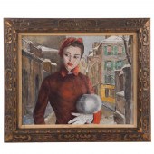 FRIED PAL. "MAXINE," OIL (Hung