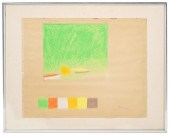 FRIEDEL DZUBAS DRAWING ON PAPE