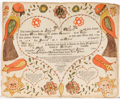 FRIEDERICH KREBS PRINTED AND HAND