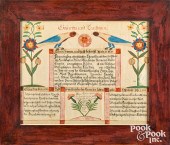 FRIEDERICH KUSTER FRAKTUR BIRT