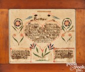 FRIEDERICH KUSTER FRAKTUR BIRT
