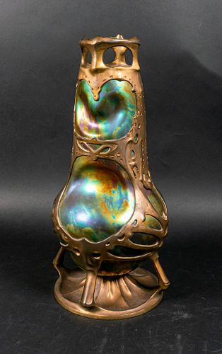 FRIEDRICH ADLER ZSOLNAY MOUNTED