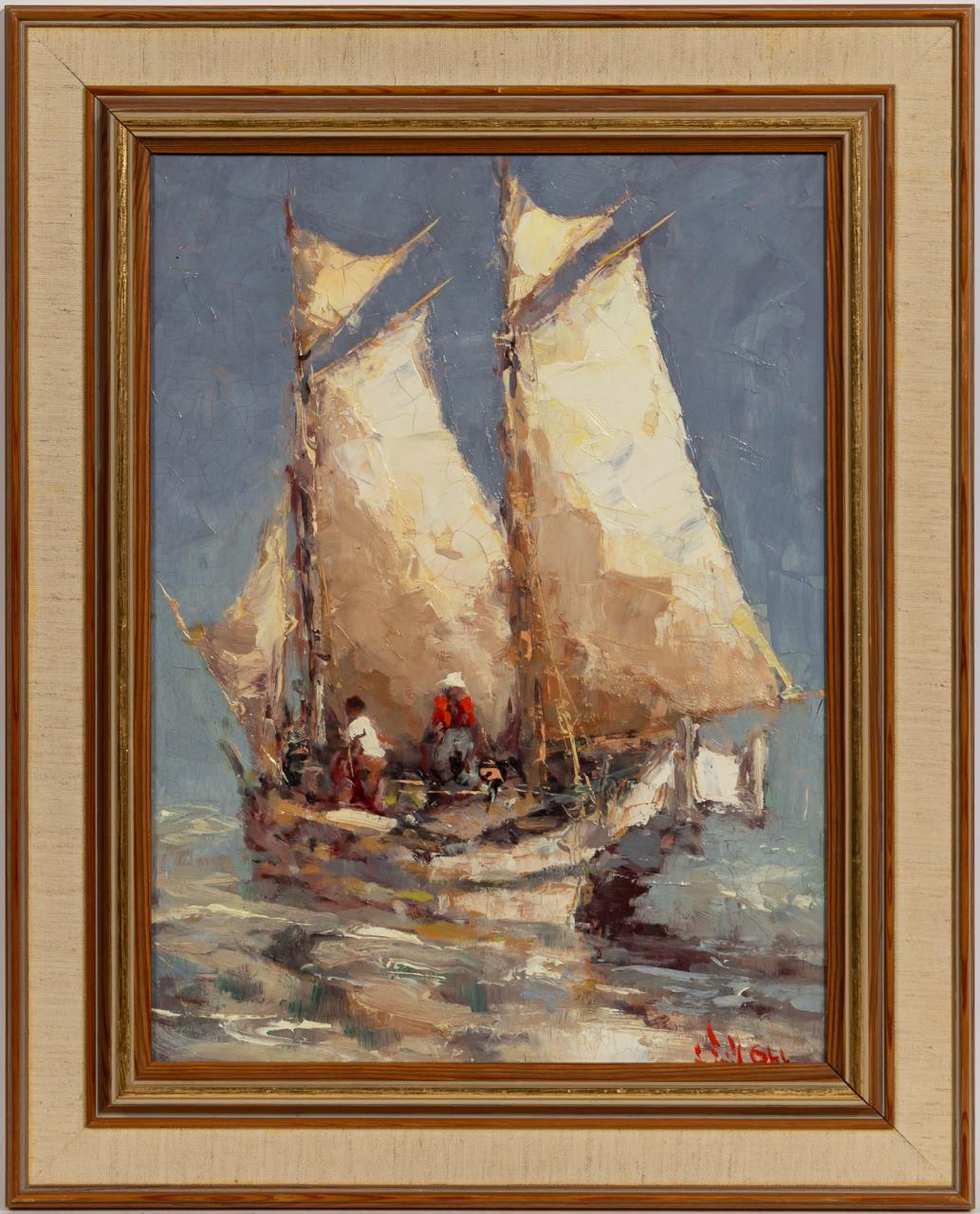 FRITS LUCIEN OHL, "CHINESE JUNK"
