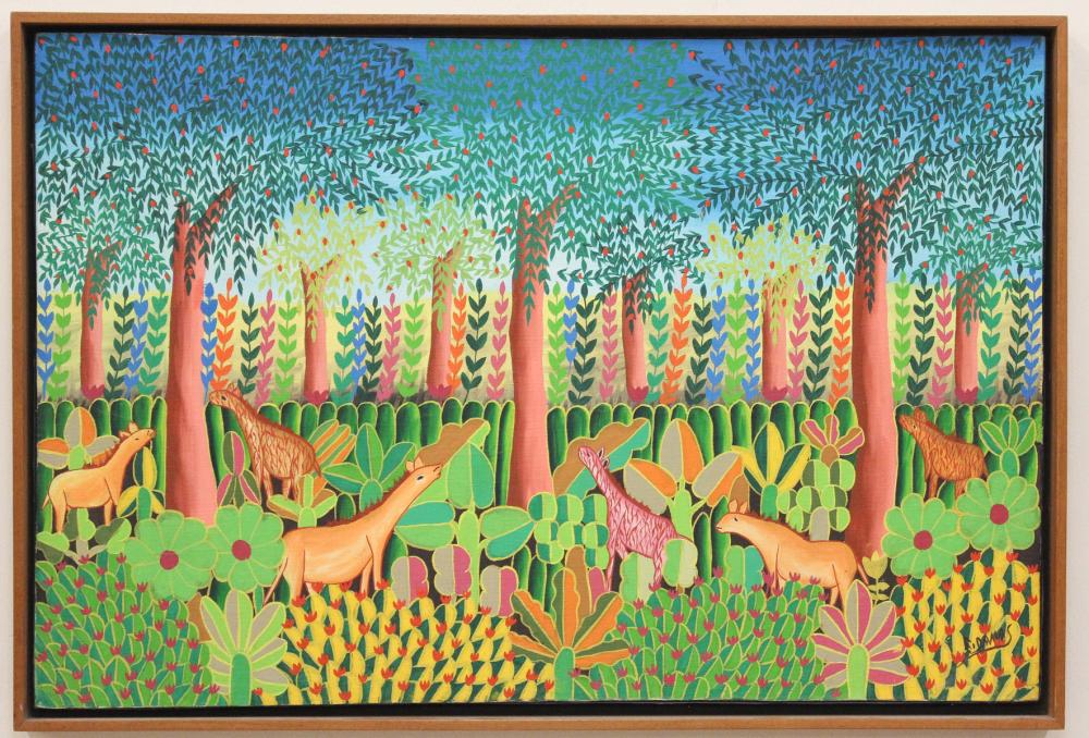 FRITZ DAMAS OIL ON CANVASFRITZ
