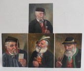 FRITZ MULLER, 4 PORTRAITS OF M