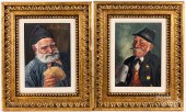 FRITZ MULLER TWO OIL ON BOARD