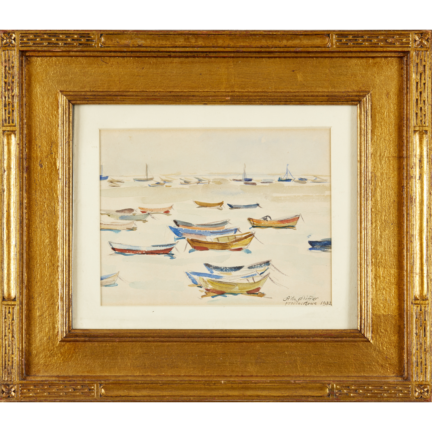 FRITZ PFEIFFER, WATERCOLOR,