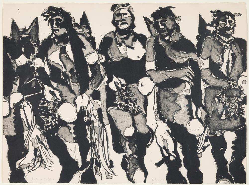 FRITZ SCHOLDER, HOPI DANCERS