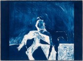 FRITZ SCHOLDER, INDIAN ON HORS