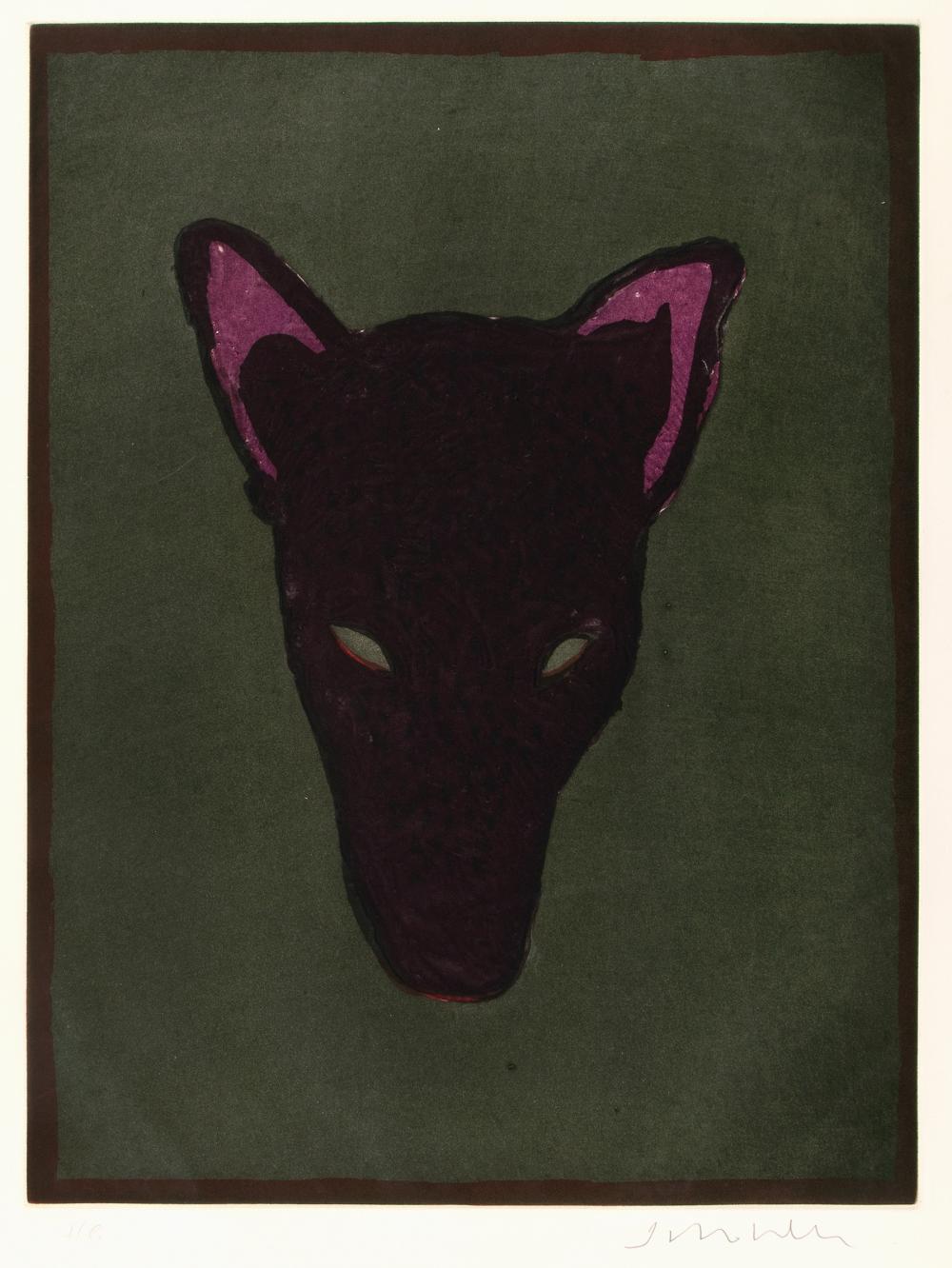 FRITZ SCHOLDER, MASK OF A WEREWOLF,