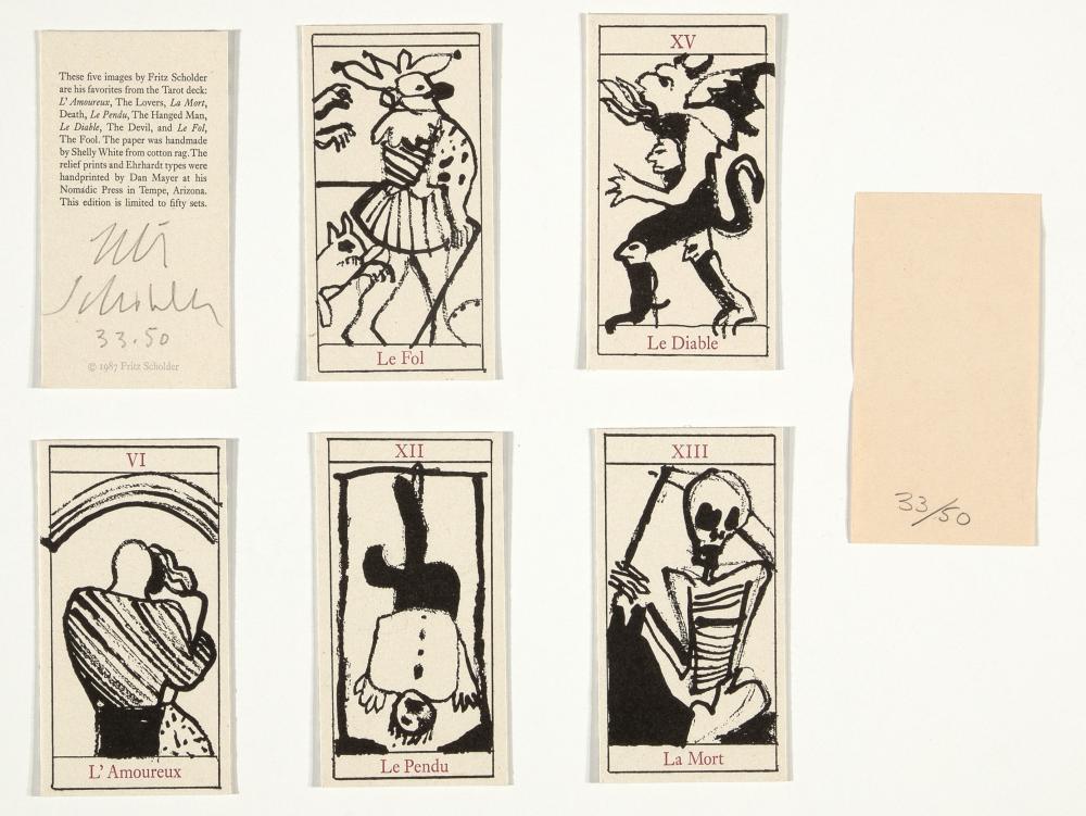 FRITZ SCHOLDER, TAROT, 1987Fritz