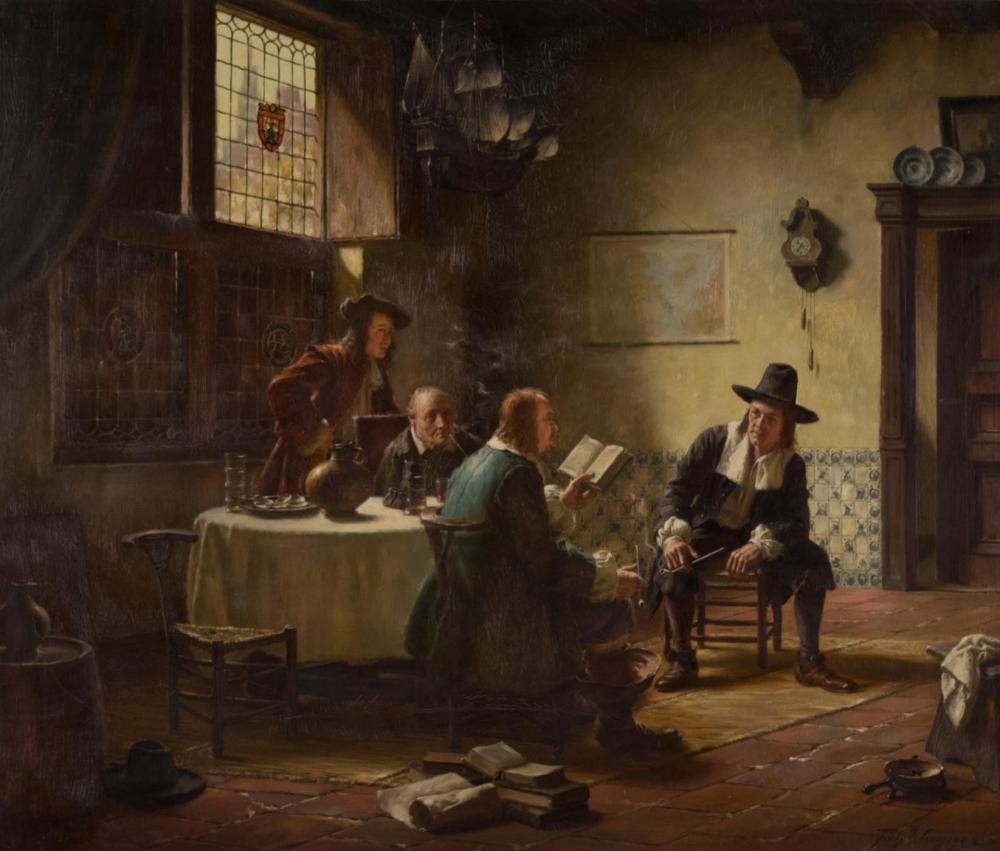 FRITZ WAGNER OIL ON CANVASFRITZ