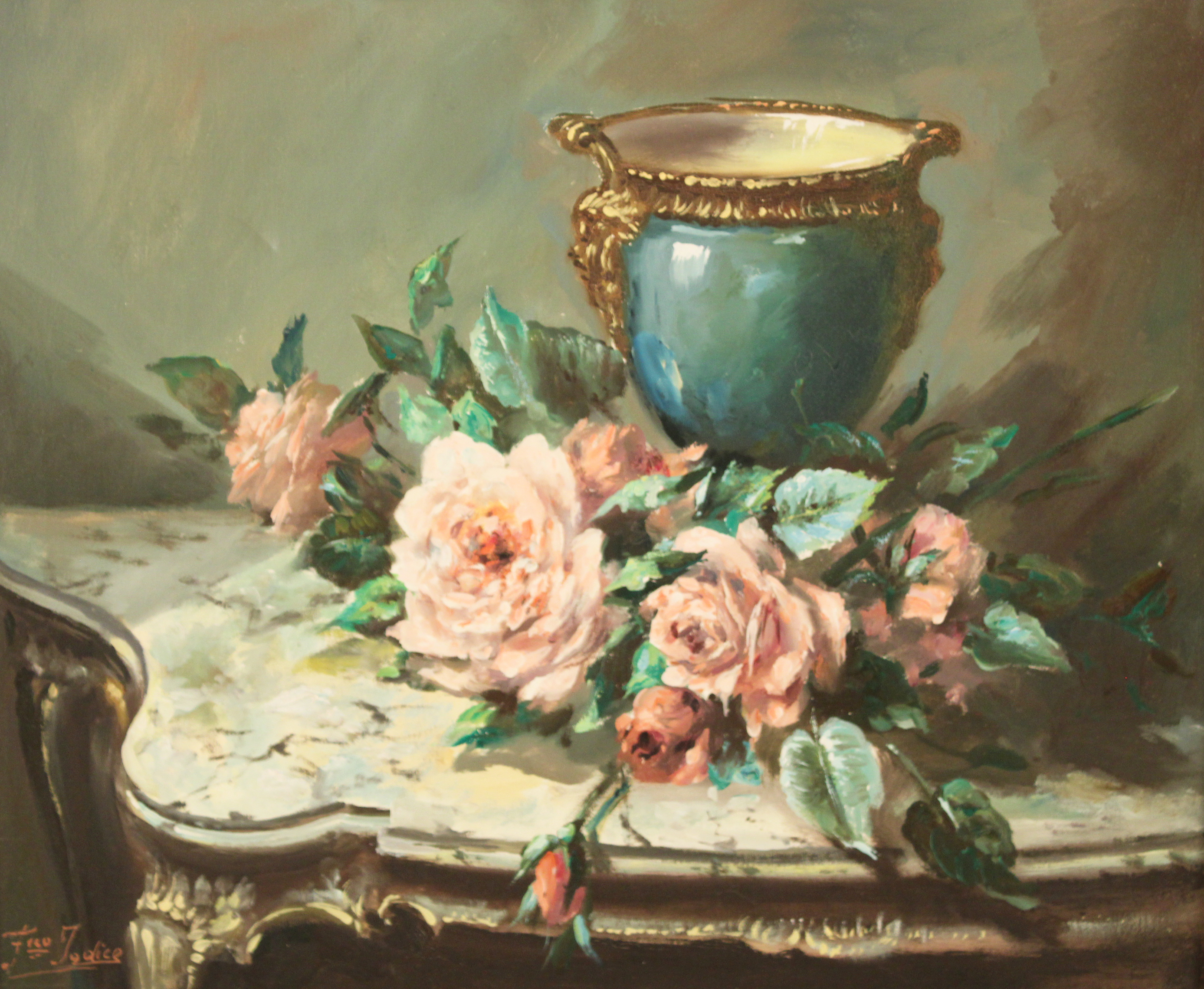 FRO JODICE, O/C STILLIFE PAINTING
