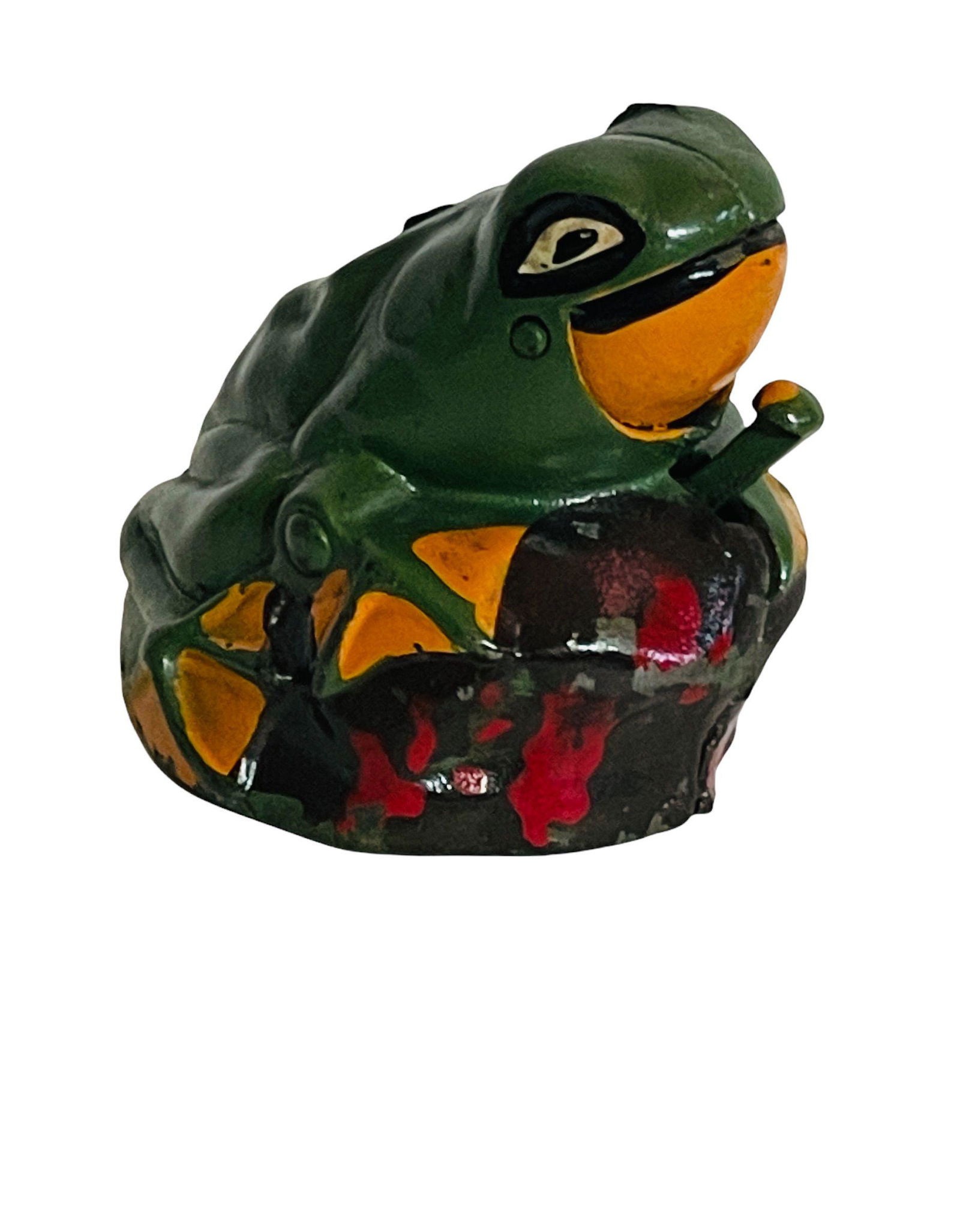FROG ON ROCK BANK BY KILGORE MFG.