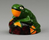 FROG ON ROCK MECHANICAL BANK K
